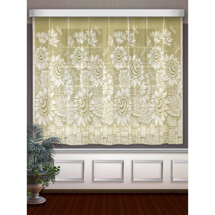 Гардина, размер 250 х 160 см, цвет крем
Гардина, размер 250 х 160 см, цвет крем