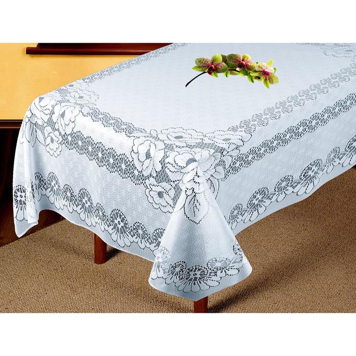 Скатерть, размер 165 х 120 см, цвет белый
Скатерть, размер 165 х 120 см, цвет белый