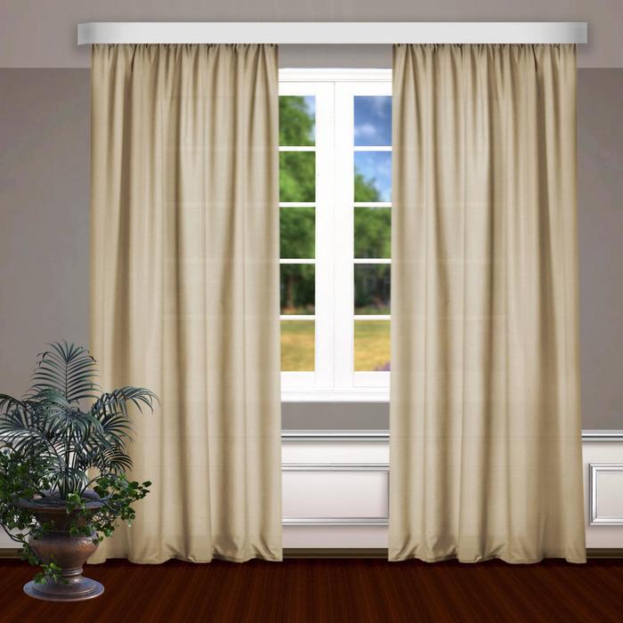 Шторы, размер, 150 х 270 см -2 шт., цвет бежевый
Шторы, размер, 150 х 270 см -2 шт., цвет бежевый