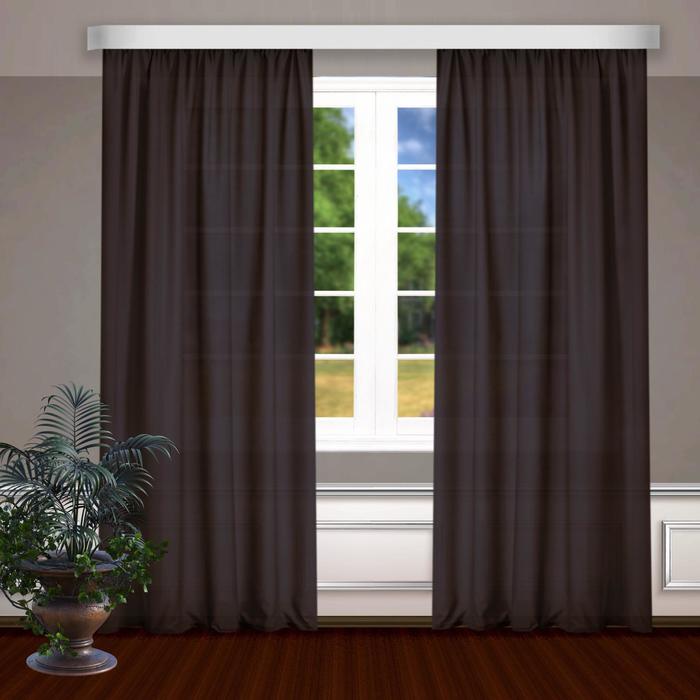 Шторы, размер, 150 х 270 см -2 шт., цвет венге
Шторы, размер, 150 х 270 см -2 шт., цвет венге