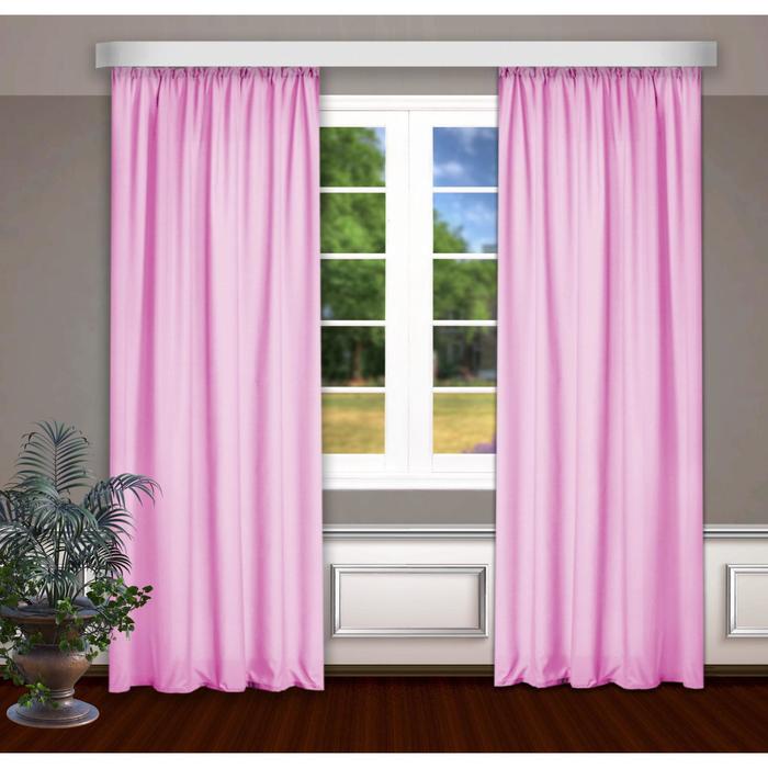 Шторы, размер, 145 х 270 см - 2 шт., цвет розовый
Шторы, размер, 145 х 270 см - 2 шт., цвет розовый