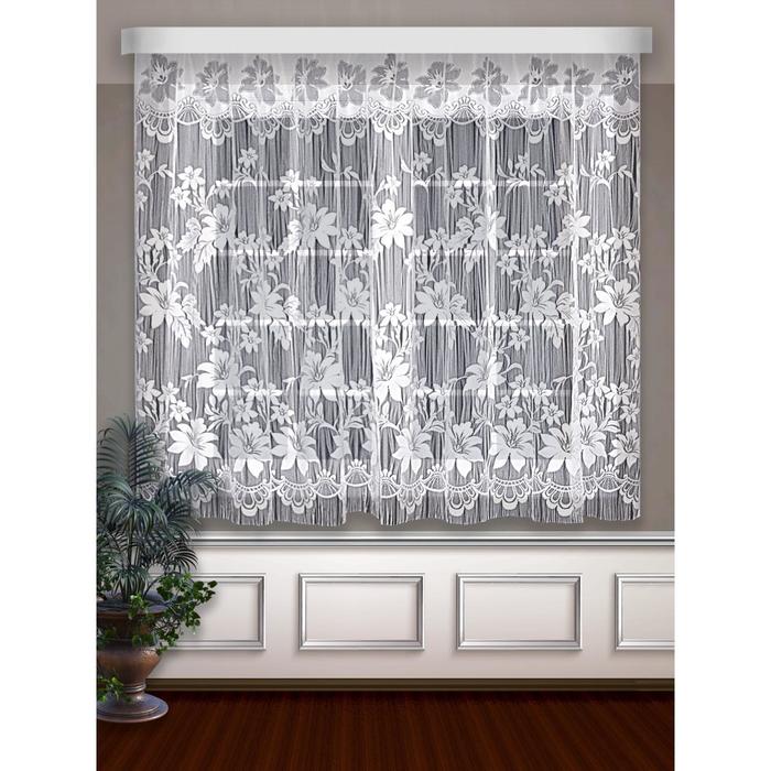 Гардина-лапша, размер 165х250 см, цвет белый
Гардина-лапша, размер 165х250 см, цвет белый