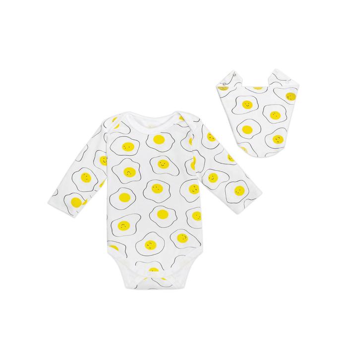 Боди с косынкой «Яичница», рост 68 см, цвет белый
Боди с косынкой «Яичница», рост 68 см, цвет белый