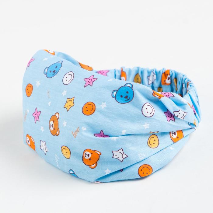 Косынка-повязка для девочки, цвет голубой, размер 48-52
Косынка-повязка для девочки, цвет голубой, размер 48-52