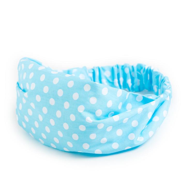 Косынка-повязка для девочки, цвет голубой, размер 52-56
Косынка-повязка для девочки, цвет голубой, размер 52-56