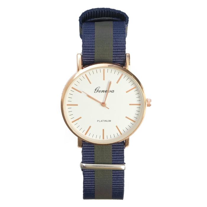 Часы наручные женские GENEVA, d=4.3 см, ремешок текстиль 25 см
Часы наручные женские GENEVA, d=4.3 см, ремешок текстиль 25 см