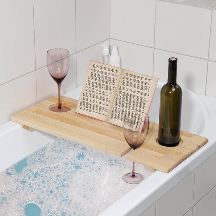 Полка для ванной Relax, 68×28×4 см, цвет сосна
Полка для ванной Relax, 68×28×4 см, цвет сосна