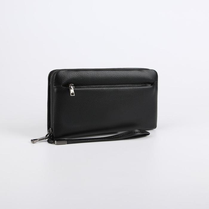 Кошелёк женский, 3 отдела на молнии, цвет чёрный
Кошелёк женский, 3 отдела на молнии, цвет чёрный