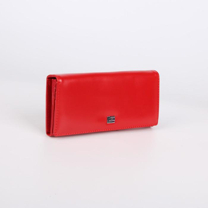 Кошелёк женский, 3 отдела на магните, цвет красный
Кошелёк женский, 3 отдела на магните, цвет красный