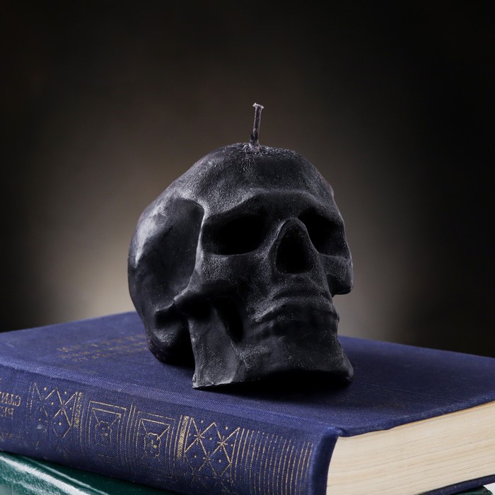 Свеча ритуальная фигурная "Череп", 2,8х5х3 см, черный
Свеча ритуальная фигурная "Череп", 2,8х5х3 см, черный