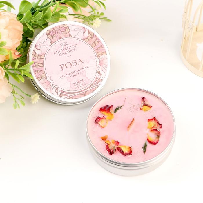Свеча натуральная в жестяной банке "Роза", 2,8 х 8,3 см, 118 гр
Свеча натуральная в жестяной банке "Роза", 2,8 х 8,3 см, 118 гр
