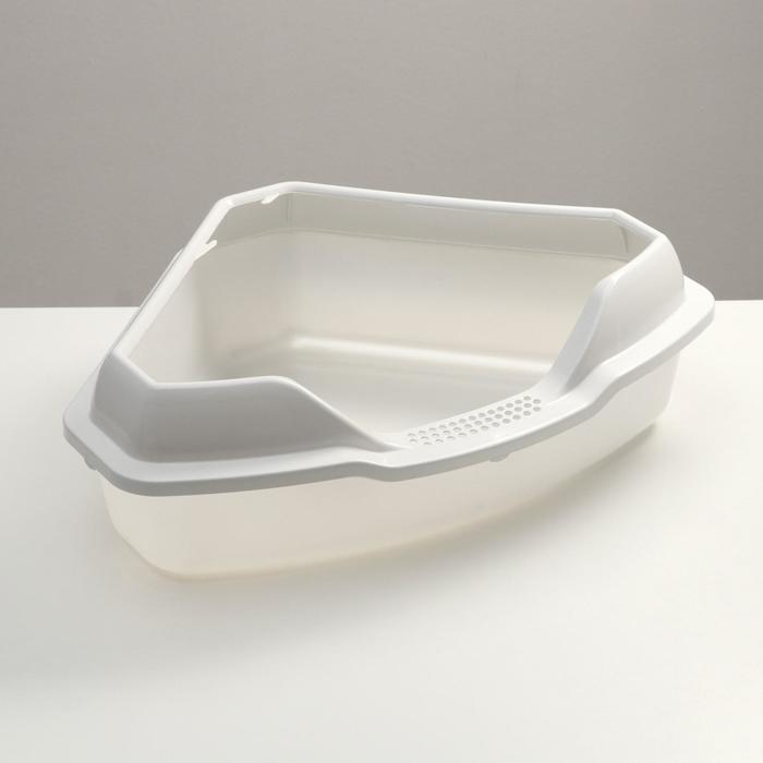 Туалет треугольный "Айша" с бортом 56 х 42 х 17 см, белый перламутр
Туалет треугольный "Айша" с бортом 56 х 42 х 17 см, белый перламутр