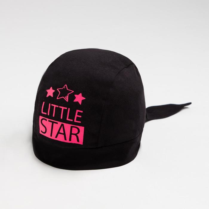 Бандана для девочки, цвет чёрный, размер 53-56 см (6-10 лет)
Бандана для девочки, цвет чёрный, размер 53-56 см (6-10 лет)