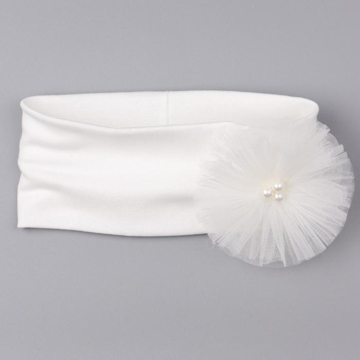 Повязка для девочки, цвет белый, размер 53-56 см (6-10 лет)
Повязка для девочки, цвет белый, размер 53-56 см (6-10 лет)