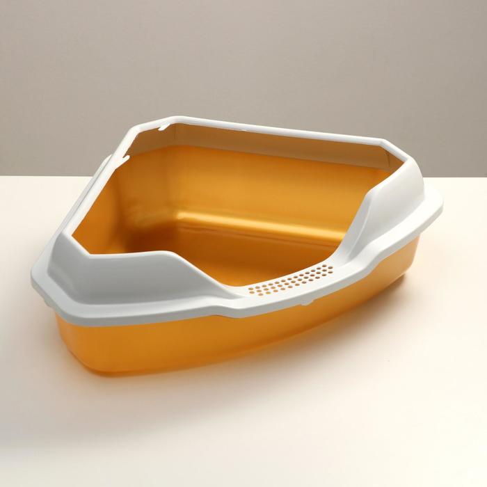 Туалет треугольный "Айша" с бортом 56 х 42 х 17 см, золотой перламутр
Туалет треугольный "Айша" с бортом 56 х 42 х 17 см, золотой перламутр