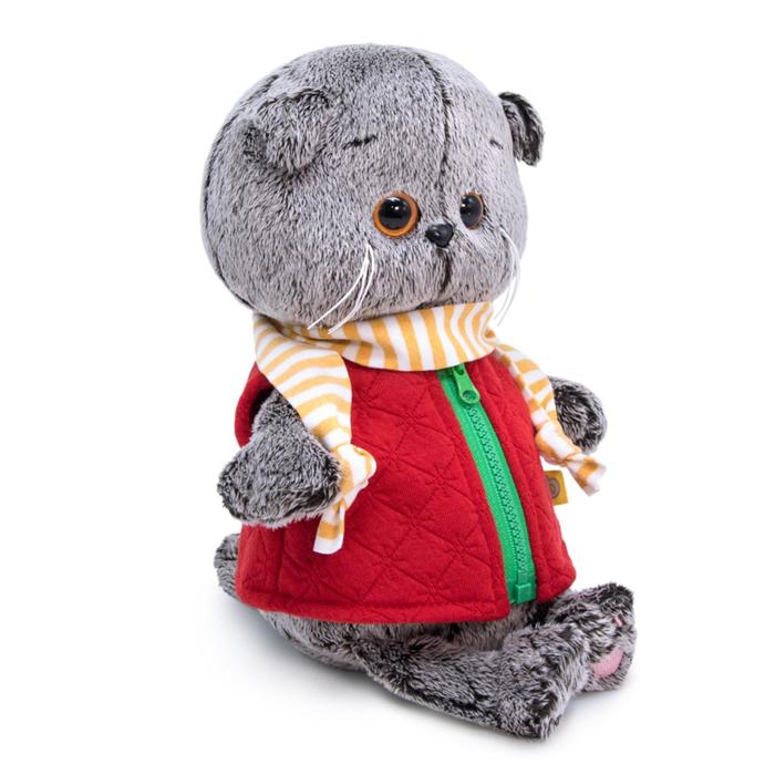 фото Мягкая игрушка «басик baby», в стёганом жилете, 20 см басик и ко