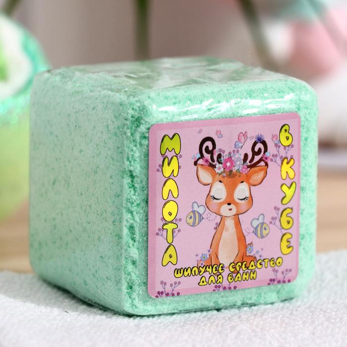 Бомбочка для ванн «Милота в кубе», оленёнок, 130 г
Бомбочка для ванн «Милота в кубе», оленёнок, 130 г