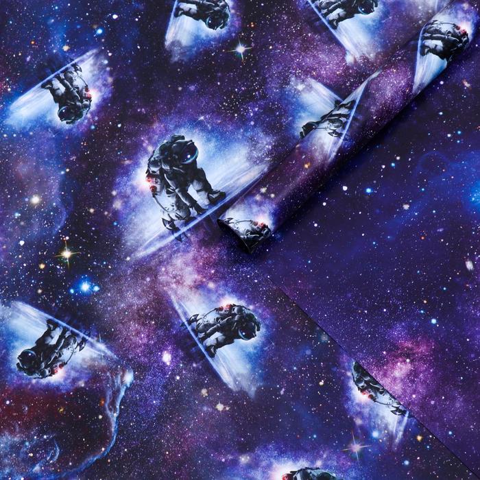 Бумага упаковочная глянцевая двусторонняя "Космонавт",70 х 100 см
Бумага упаковочная глянцевая двусторонняя "Космонавт",70 х 100 см