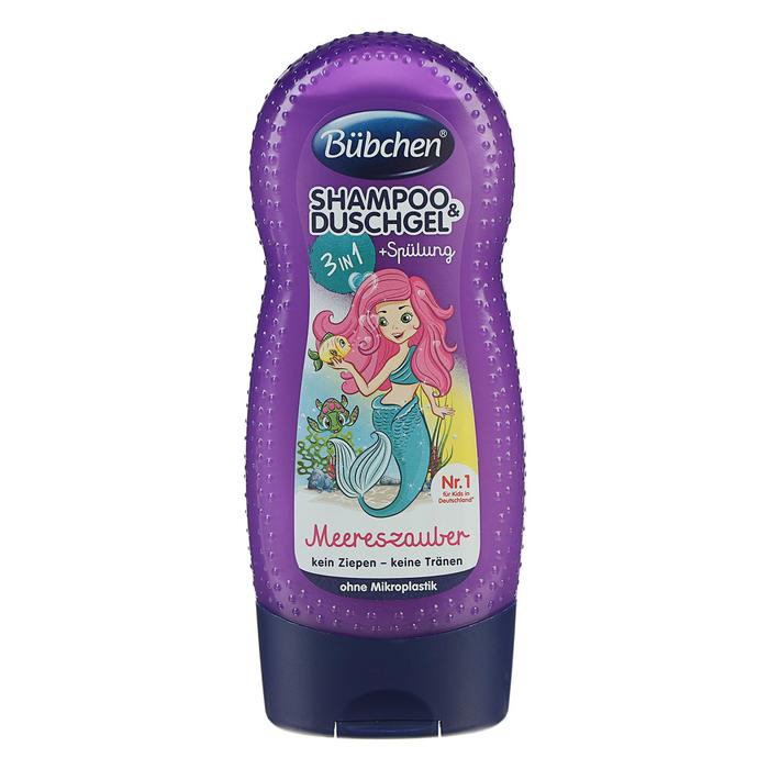 Детский шампунь, ополаскиватель и гель для душа Bubchen «Русалочка», 230 мл
Детский шампунь, ополаскиватель и гель для душа Bubchen «Русалочка», 230 мл