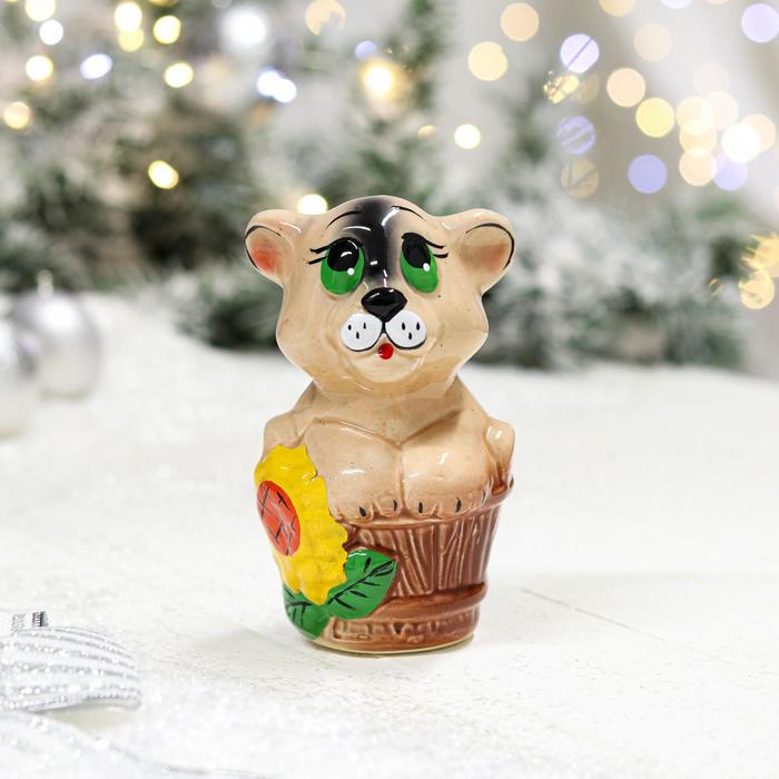 Копилка "Шалун", символ года 2022, глазурь, керамика, 14 см, микс
Копилка "Шалун", символ года 2022, глазурь, керамика, 14 см, микс