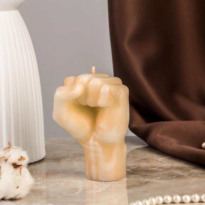 Свеча интерьерная "Кулак", 8,1х7,1х11,5 см, мрамор
Свеча интерьерная "Кулак", 8,1х7,1х11,5 см, мрамор