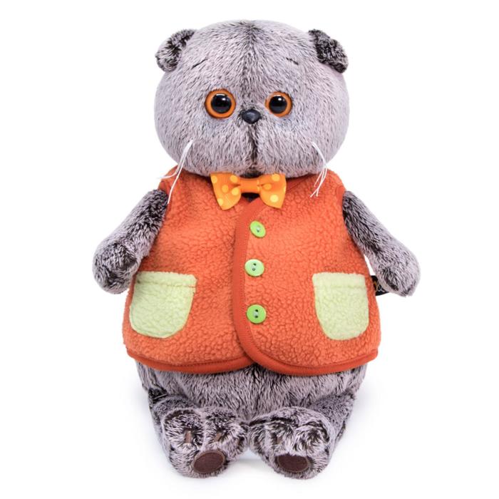 Мягкая игрушка «Басик в меховом жилете», 19 см
Мягкая игрушка «Басик в меховом жилете», 19 см