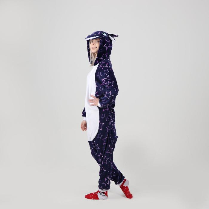 Кигуруми для детей «Единорог фиолетовый», с крупными звёздами, рост 110 см
Кигуруми для детей «Единорог фиолетовый», с крупными звёздами, рост 110 см