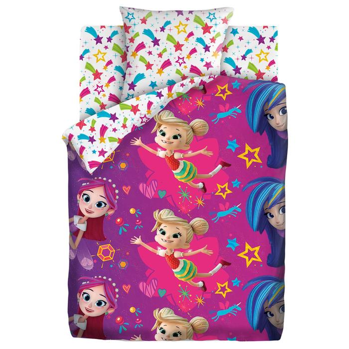 Постельное бельё 1.5 «Фееринки: Бусинка, Фантик и Дрёма», размер 143х215 см, 150х214 см, 70х70 см, 1 шт, поплин, 100% хлопок
Постельное бельё 1.5 «Фееринки: Бусинка, Фантик и Дрёма», размер 143х215 см, 150х214 см, 70х70 см, 1 шт, поплин, 100% хлопок