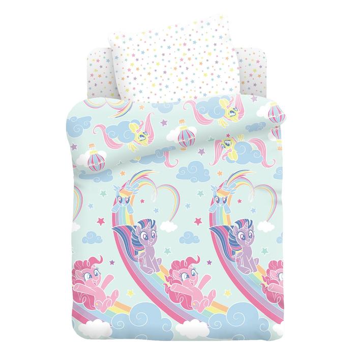 Постельное бельё детское My Little Pony «Радужные пони», размер 112х147 см, 110х150 см, 40х60 см, 1 шт, поплин, 100% хлопок
Постельное бельё детское My Little Pony «Радужные пони», размер 112х147 см, 110х150 см, 40х60 см, 1 шт, поплин, 100% хлопок