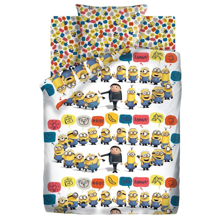 Постельное бельё 1.5 сп «Миньоны 2» Грю и миньоны 143х215 см, 150х214 см, 70х70 см
Постельное бельё 1.5 сп «Миньоны 2» Грю и миньоны 143х215 см, 150х214 см, 70х70 см