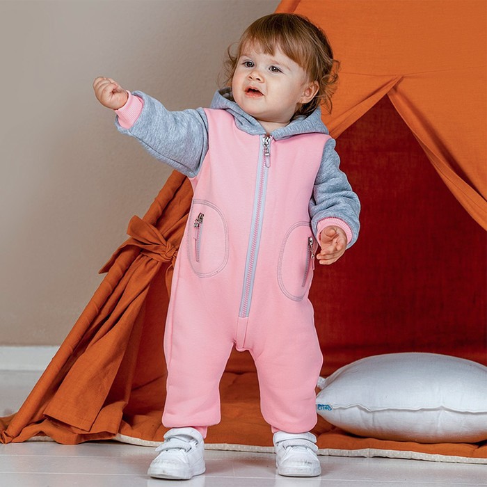 Комбинезон с капюшоном, цвет розовый, рост 86 см
Комбинезон с капюшоном, цвет розовый, рост 86 см