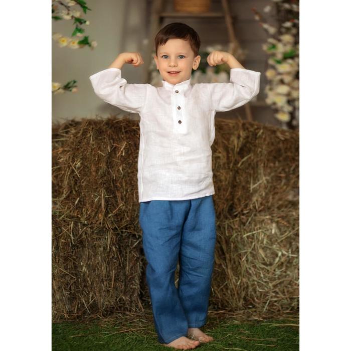 Рубашка с коротким рукавом «Лён», рост 104 см
Рубашка с коротким рукавом «Лён», рост 104 см