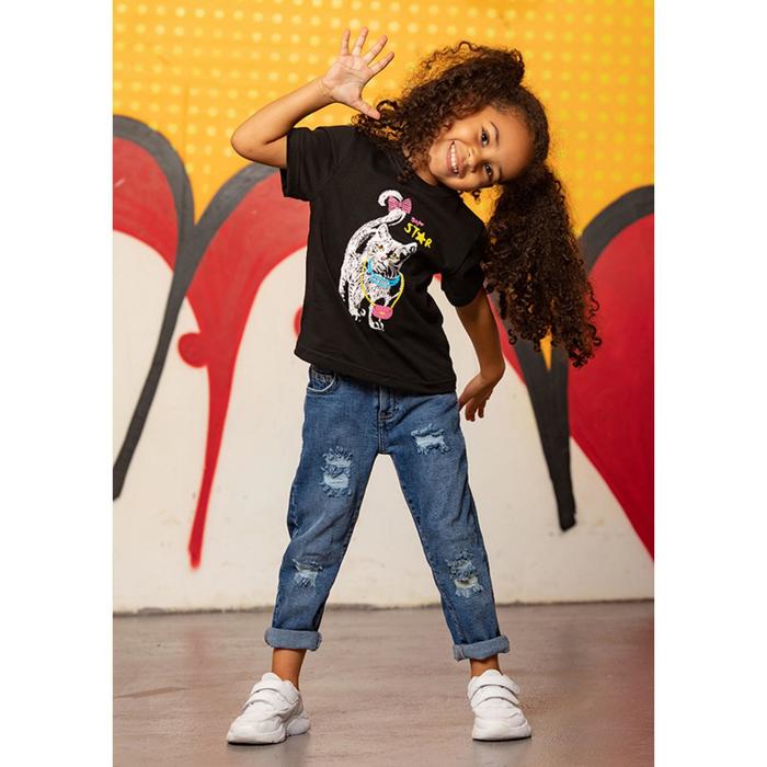 Футболка для девочек Super star cat, рост 80 см
Футболка для девочек Super star cat, рост 80 см