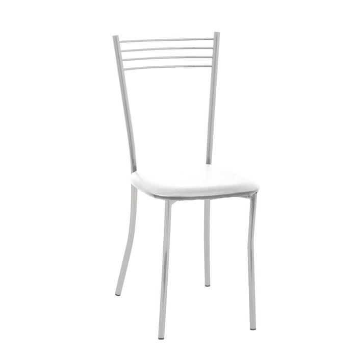 Стул Ялта, 450х410х860, Металлик/Винилкожа №24 белый/СЯ02 
Стул Ялта, 450х410х860, Металлик/Винилкожа №24 белый/СЯ02