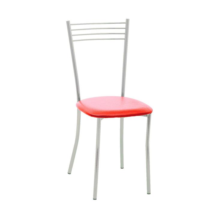 Стул Ялта, 450х410х860, Металлик/Винилкожа №6 Красный/ СЯ02 
Стул Ялта, 450х410х860, Металлик/Винилкожа №6 Красный/ СЯ02