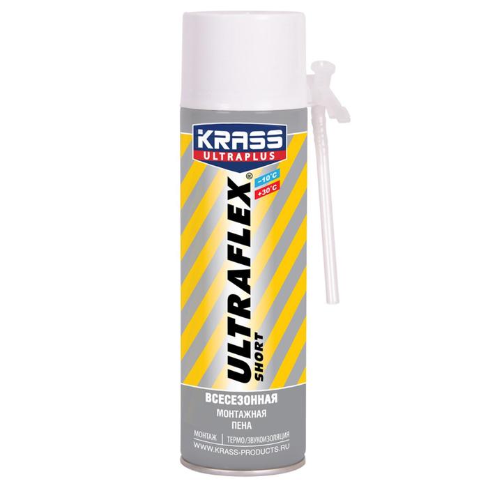 Пена монтажная KRASS ULTRAFLEX Shot, всесезонная, 500 мл
Пена монтажная KRASS ULTRAFLEX Shot, всесезонная, 500 мл