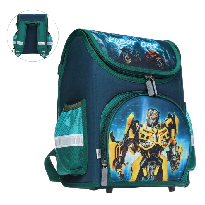 Ранец школьный Calligrata Robot car, раскладной, EVA
Ранец школьный Calligrata Robot car, раскладной, EVA