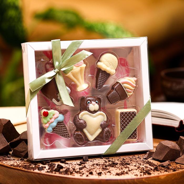 Набор из молочного и белого шоколада «Сладкоежка», 110 г
Набор из молочного и белого шоколада «Сладкоежка», 110 г