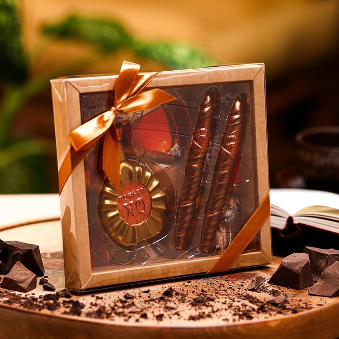 Набор из молочного шоколада «Золотая пара» 105 г
Набор из молочного шоколада «Золотая пара» 105 г