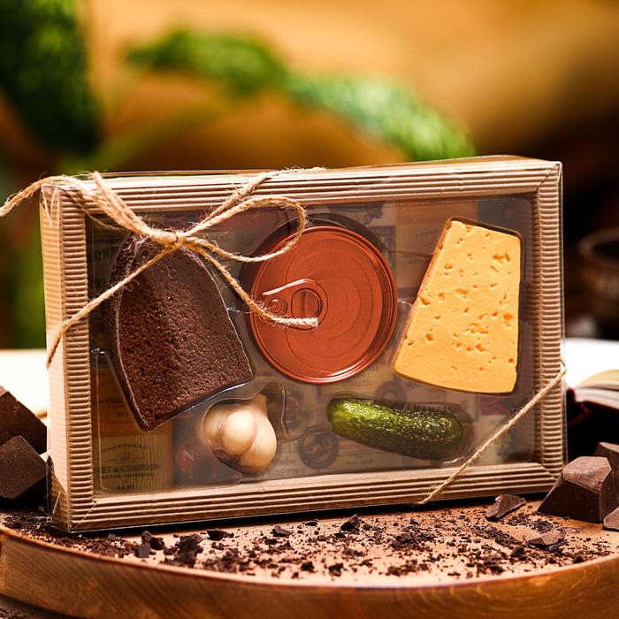 Набор из молочного и белого шоколада «Закуска», 160 г
Набор из молочного и белого шоколада «Закуска», 160 г