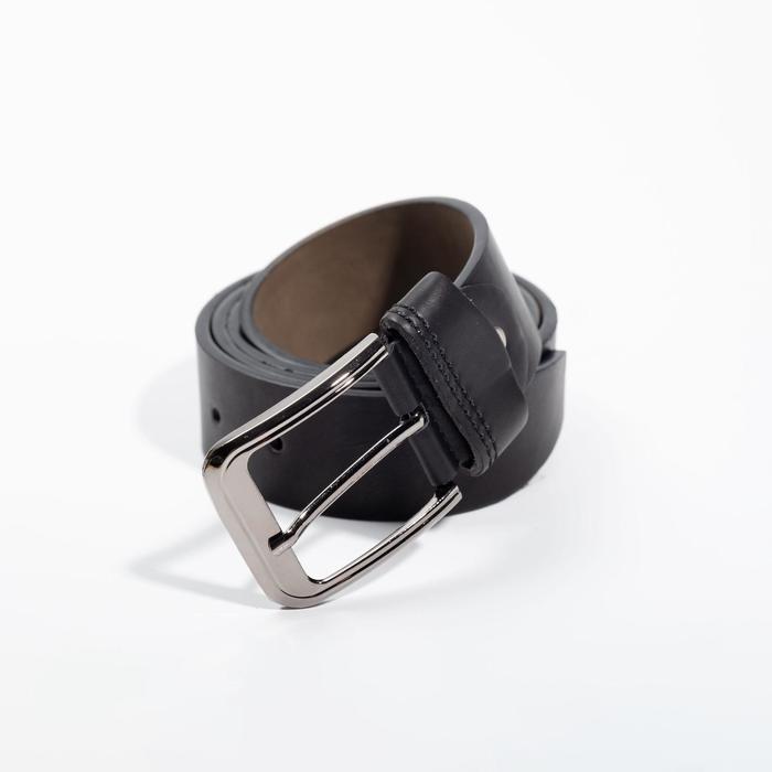 Ремень мужской, ширина 3,7 см, винт, пряжка металл, цвет чёрный 
Ремень мужской, ширина 3,7 см, винт, пряжка металл, цвет чёрный