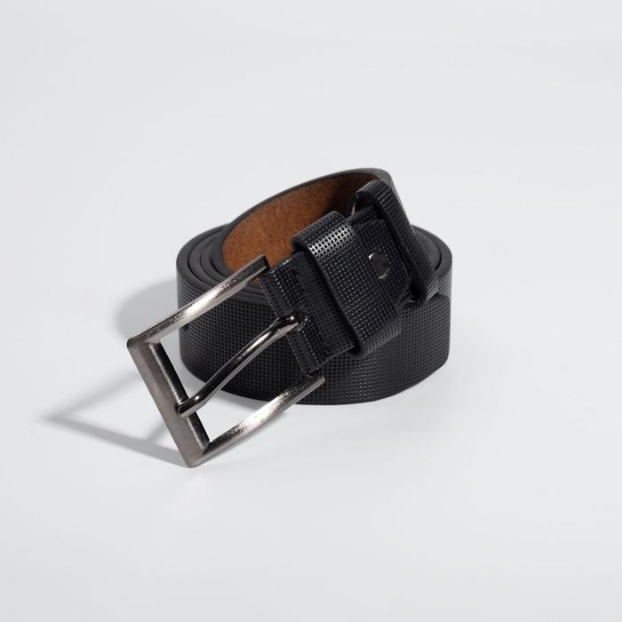 Ремень мужской, ширина 3,7 см, винт, пряжка металл, цвет чёрный
Ремень мужской, ширина 3,7 см, винт, пряжка металл, цвет чёрный