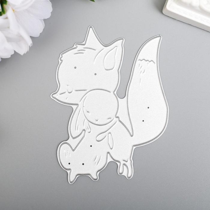 Нож для вырубки сталь "Объятия - лис и зайка" 8х6 см
Нож для вырубки сталь "Объятия - лис и зайка" 8х6 см