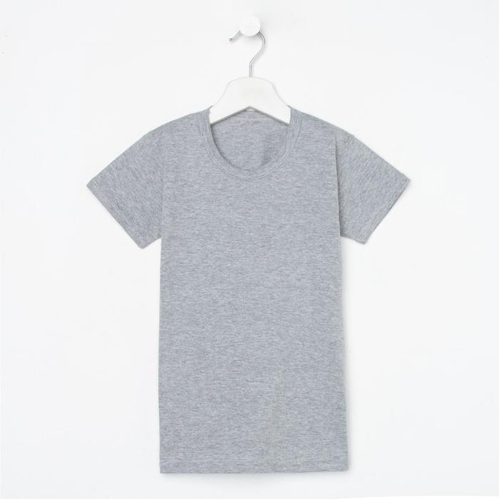 Футболка детская, цвет серый меланж, рост 104 см
Футболка детская, цвет серый меланж, рост 104 см