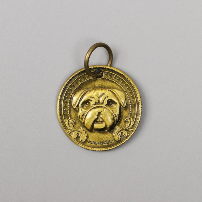 Адресник под гравировку «Мопс», 3 см
Адресник под гравировку «Мопс», 3 см