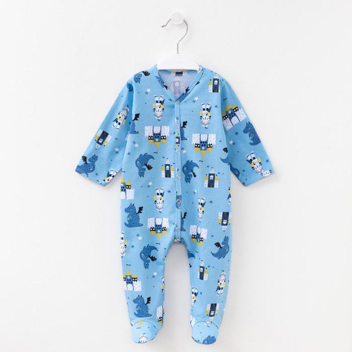 Комбинезон детский, цвет голубой/замок, рост 62 см
Комбинезон детский, цвет голубой/замок, рост 62 см