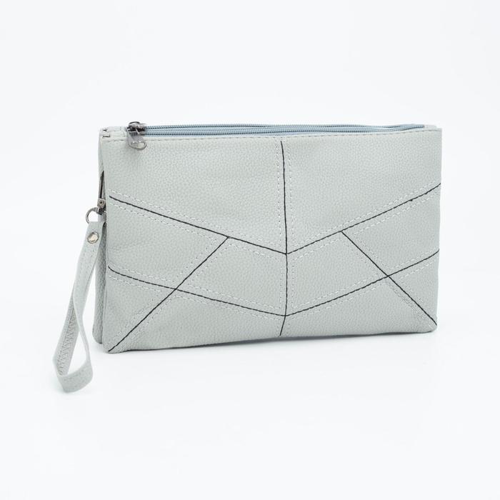 Клатч, отдел на молнии, длинный ремень, цвет голубой
Клатч, отдел на молнии, длинный ремень, цвет голубой