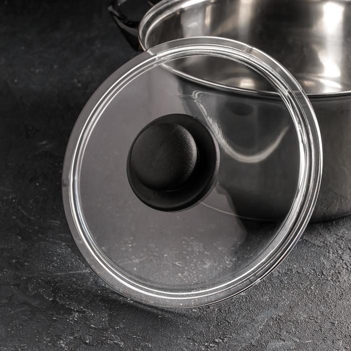 Крышка стеклянная безободковая Basic, d=20 см
Крышка стеклянная безободковая Basic, d=20 см