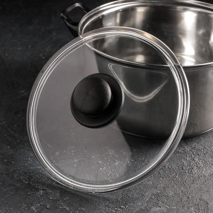 Крышка стеклянная безободковая Basic, d=22 см
Крышка стеклянная безободковая Basic, d=22 см