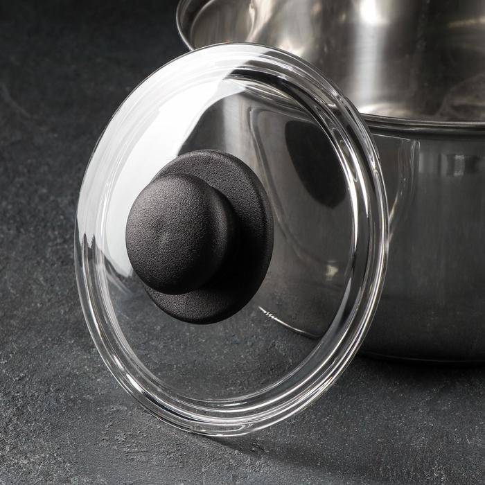 Крышка стеклянная безободковая Basic, d=16 см
Крышка стеклянная безободковая Basic, d=16 см